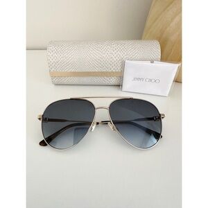 Jimmy Choo ~ OLLY/S Aviator Sunglasses